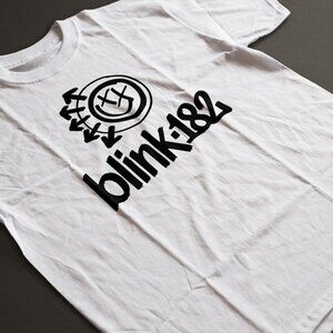 Trendy Rock Blink 182 Music Band Music Shirt White Multiple Sizes Fast Shipping
